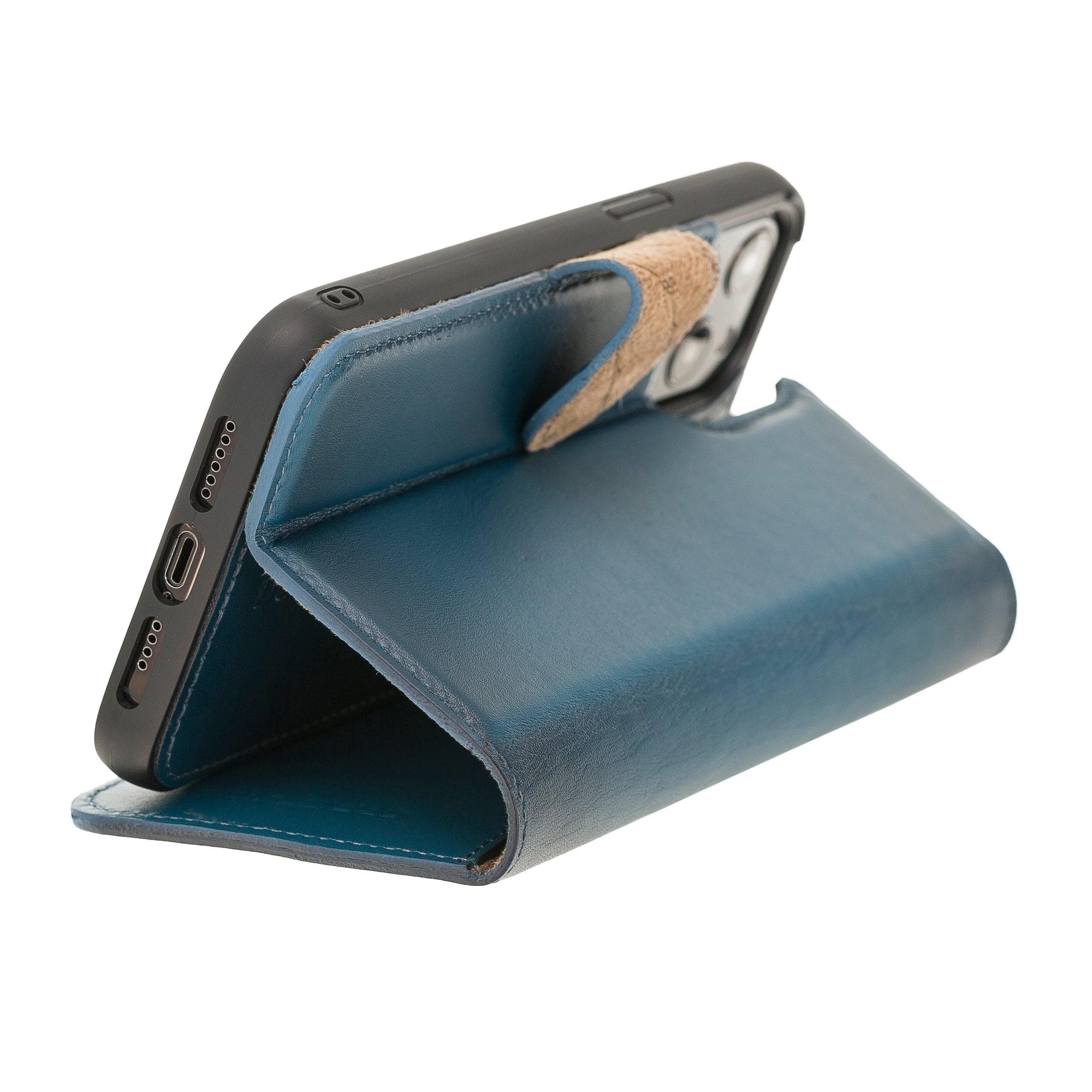 Magic iPhone 12 / 12 Pro Leather Detachable Wallet Case