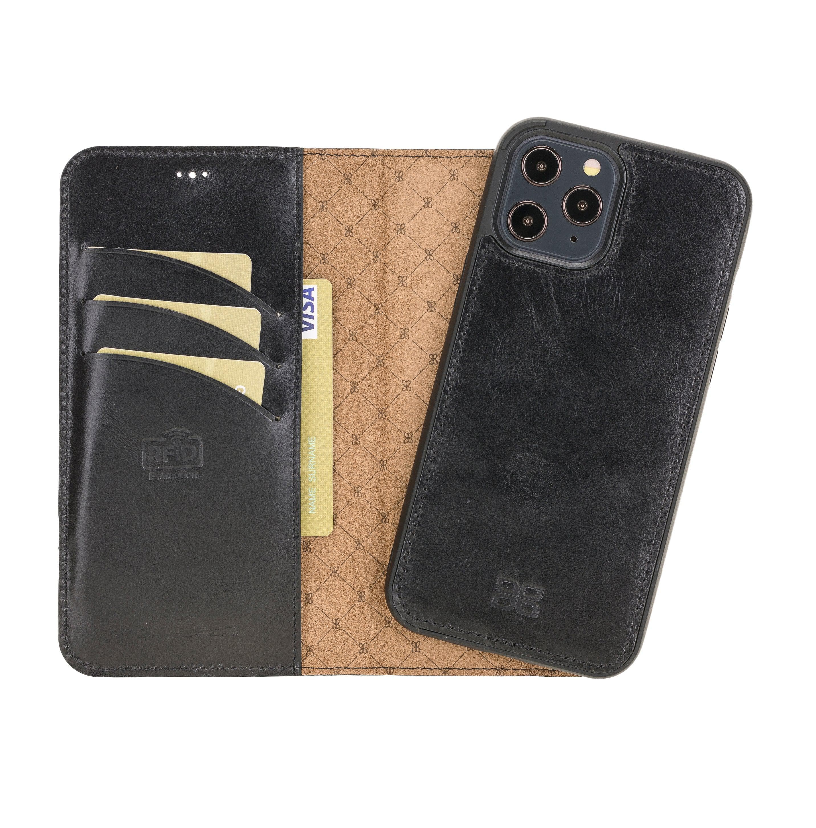 Magic iPhone 12 Pro Max Leather Detachable Wallet Case