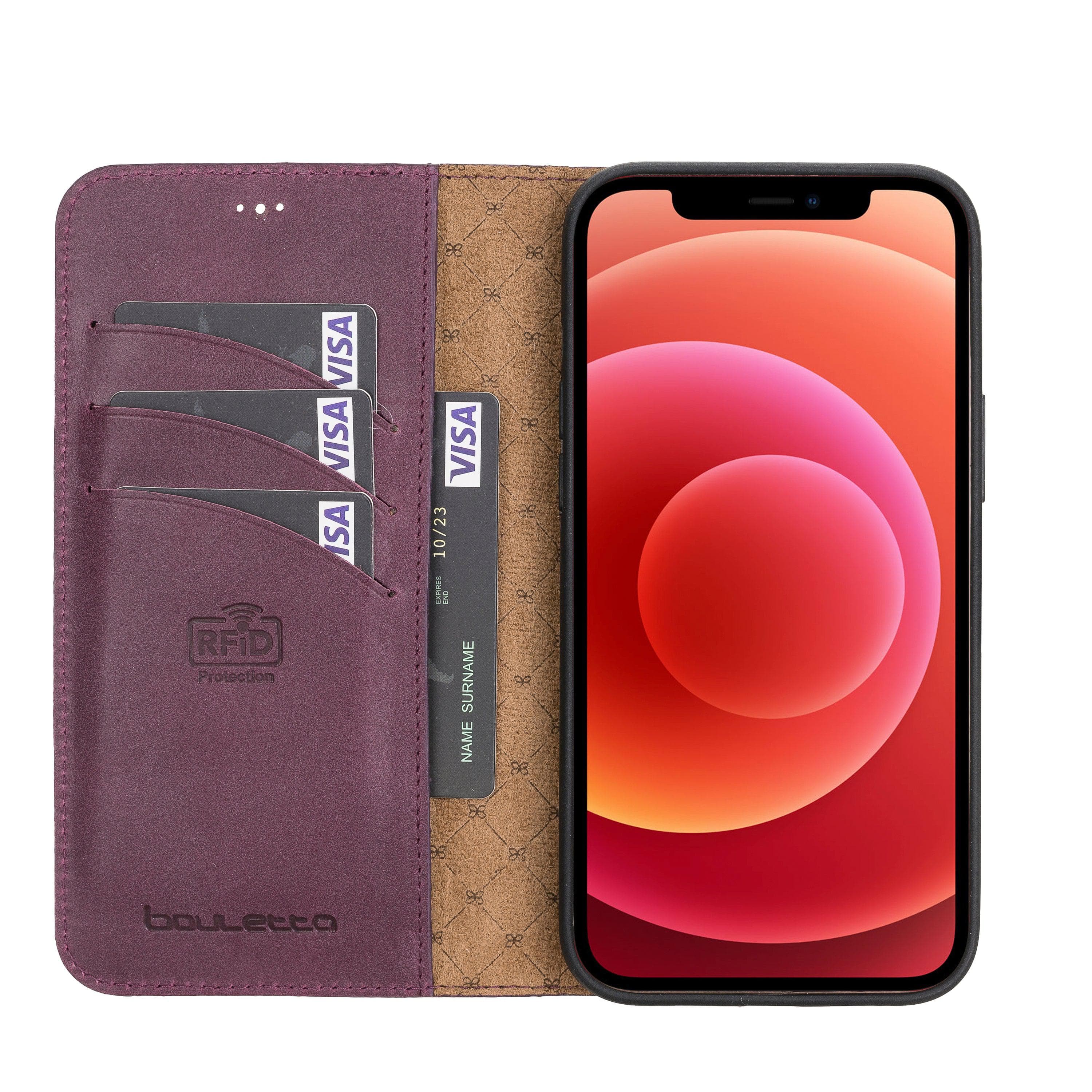 Magic iPhone 12 Pro Max Leather Detachable Wallet Case