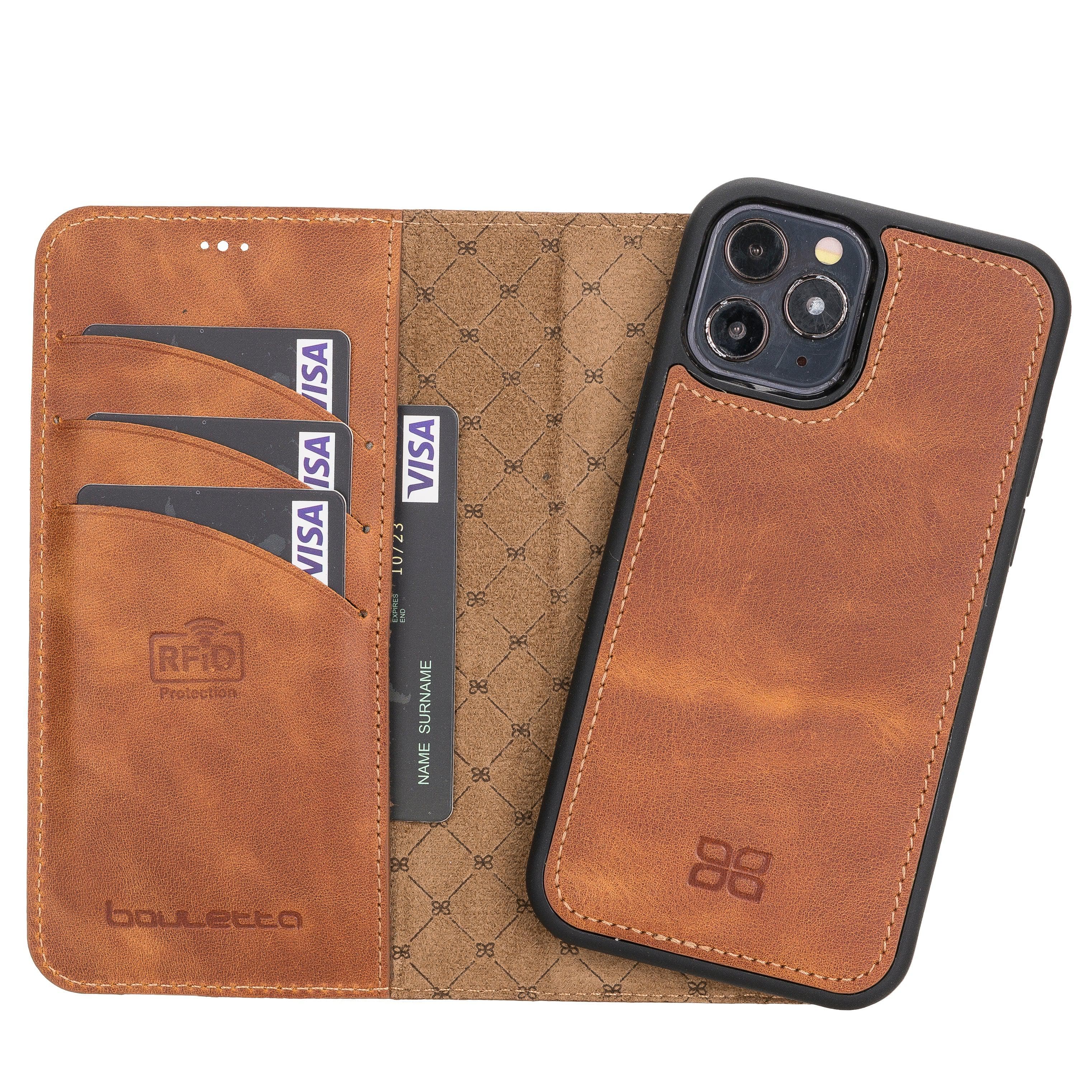 Magic iPhone 12 Pro Max Leather Detachable Wallet Case