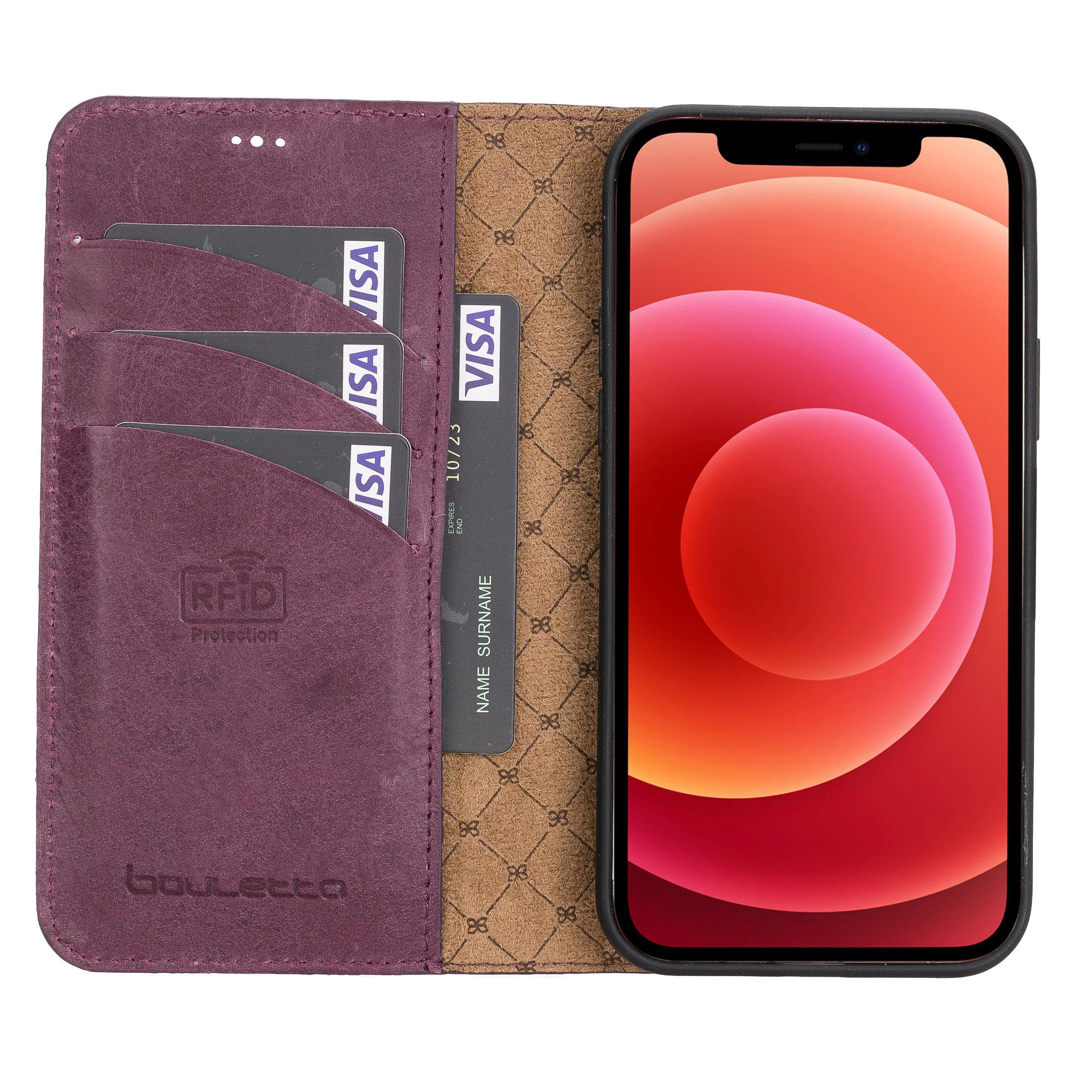 Magic iPhone 12 Pro Max Leather Detachable Wallet Case