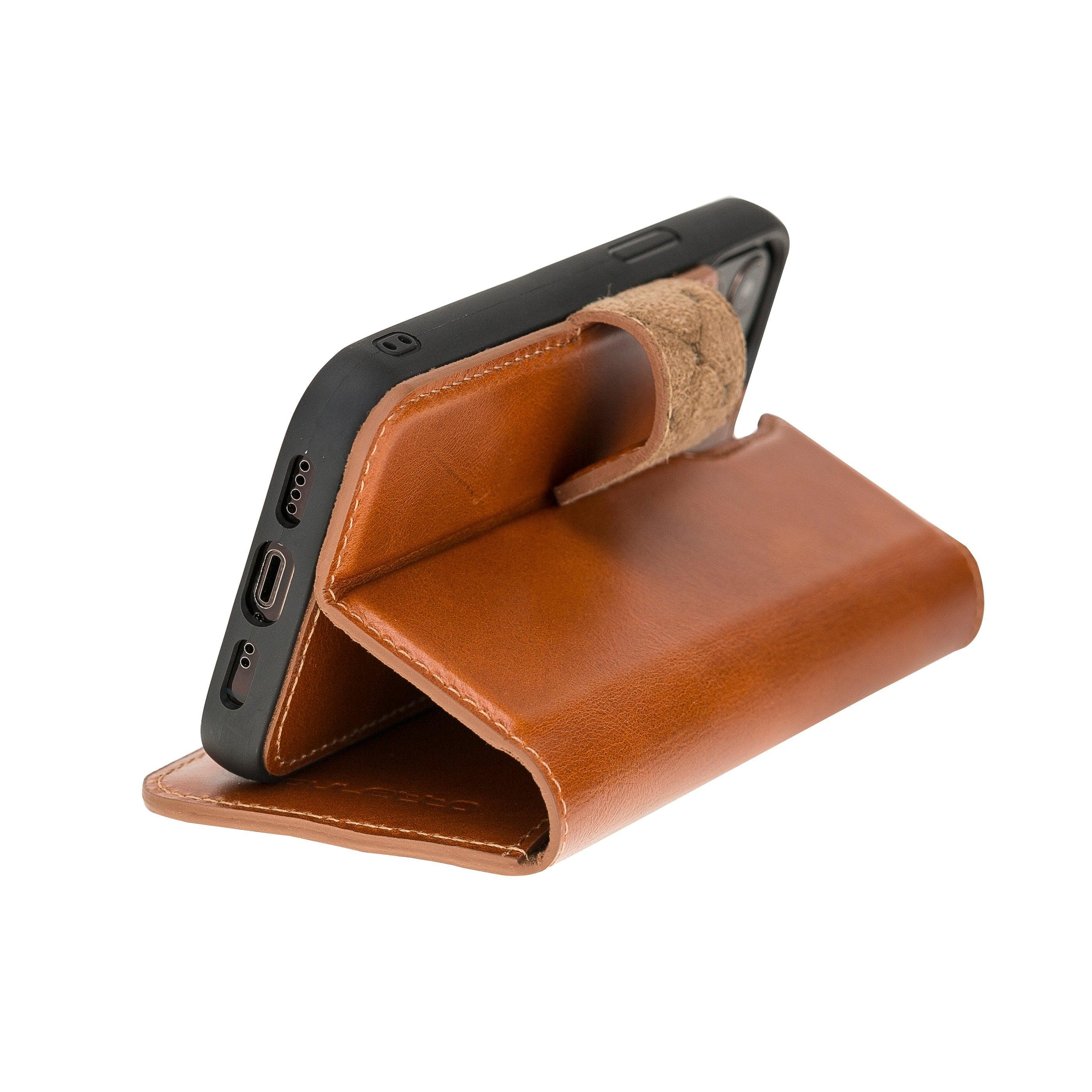 Magic iPhone 12 Mini Leather Detachable Wallet Case