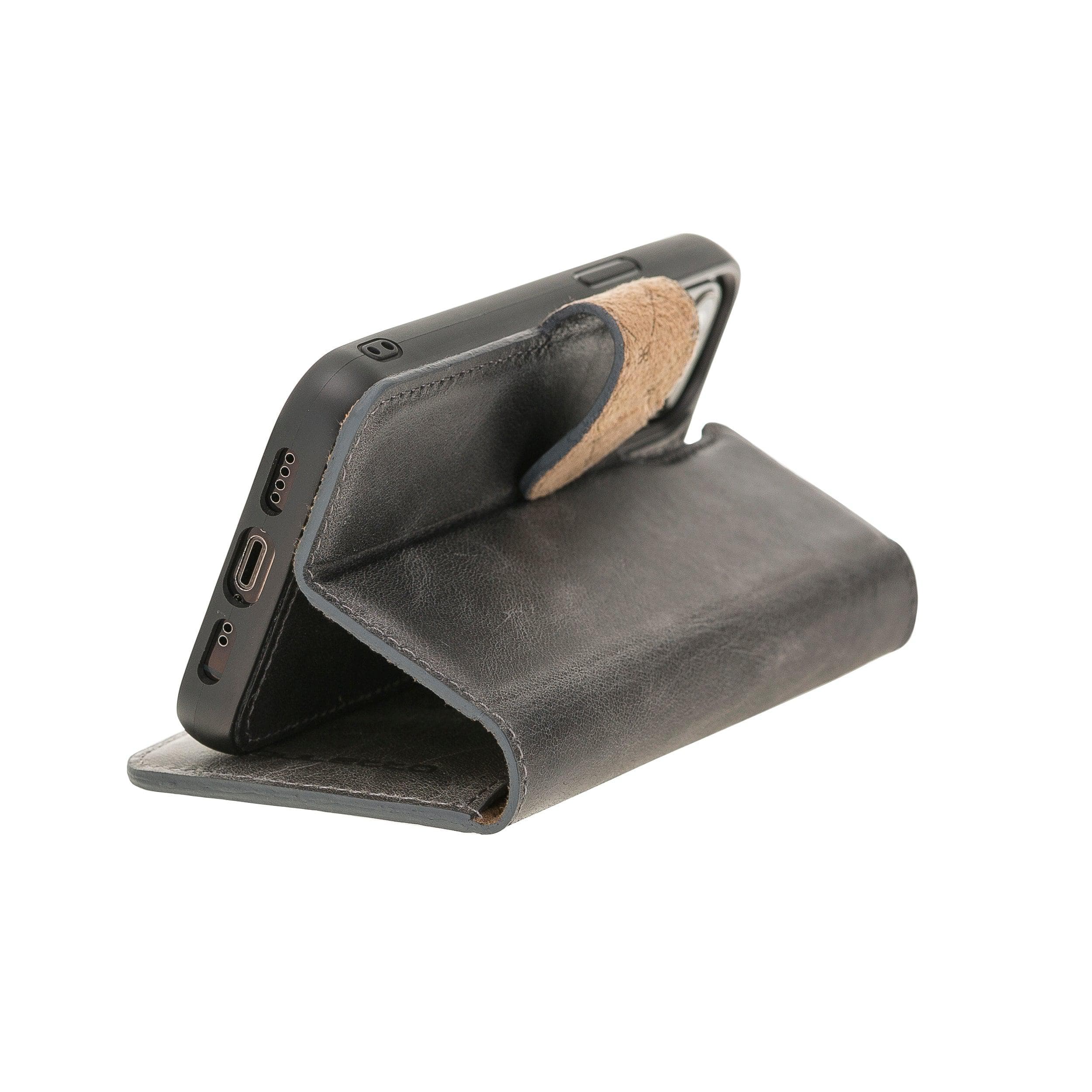 Magic iPhone 12 Pro Max Leather Detachable Wallet Case