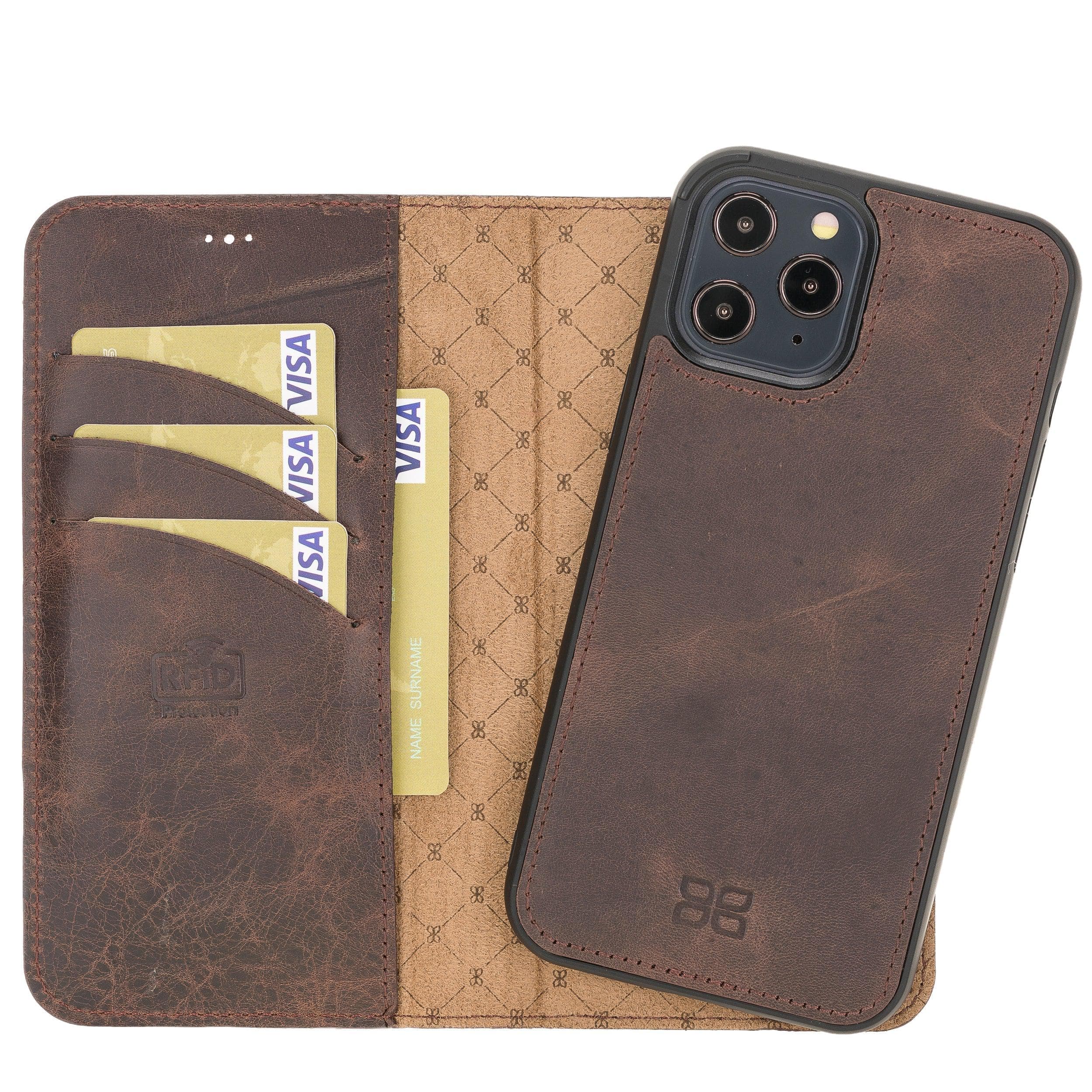 Magic iPhone 12 Pro Max Leather Detachable Wallet Case
