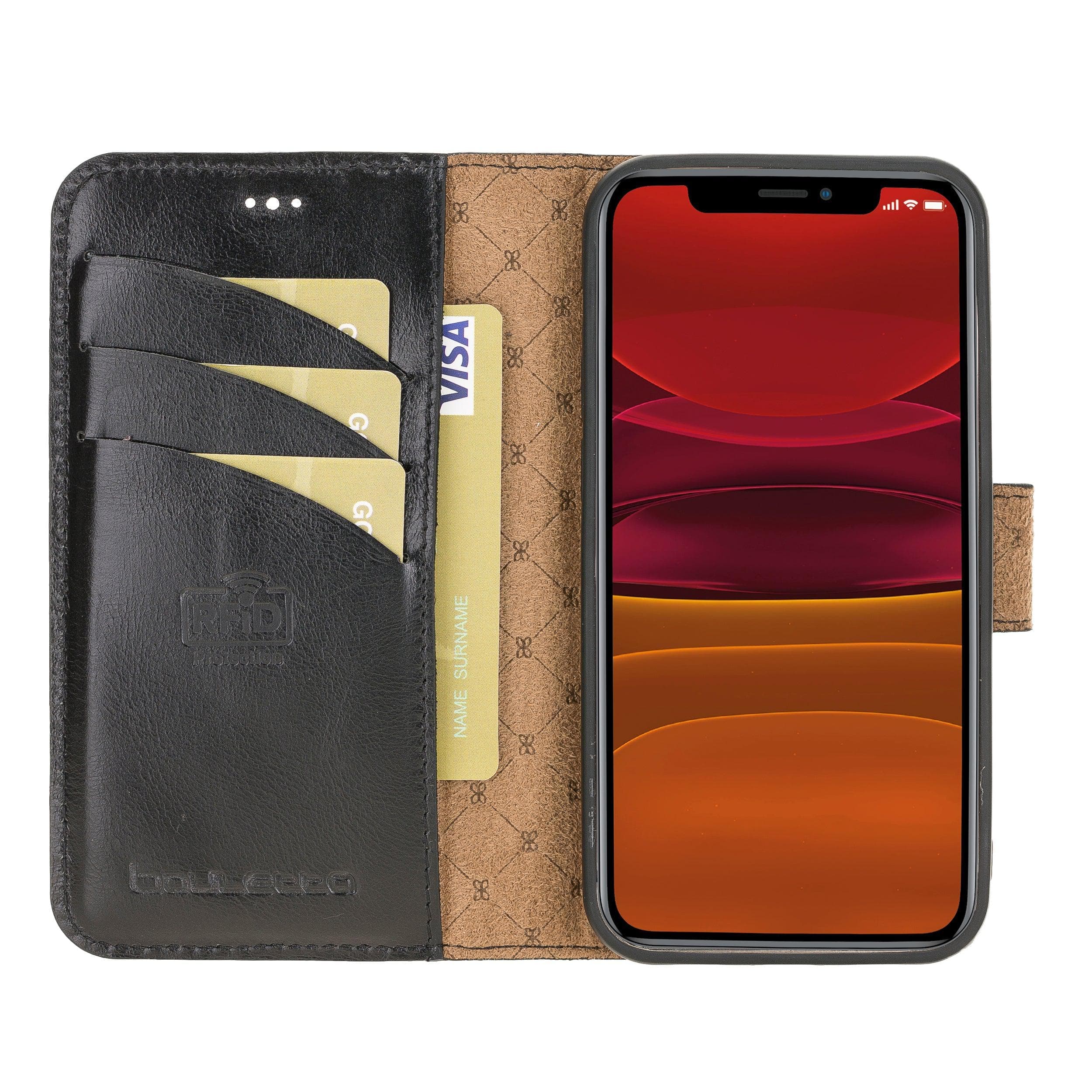 Magic iPhone 12 Mini Leather Detachable Wallet Case