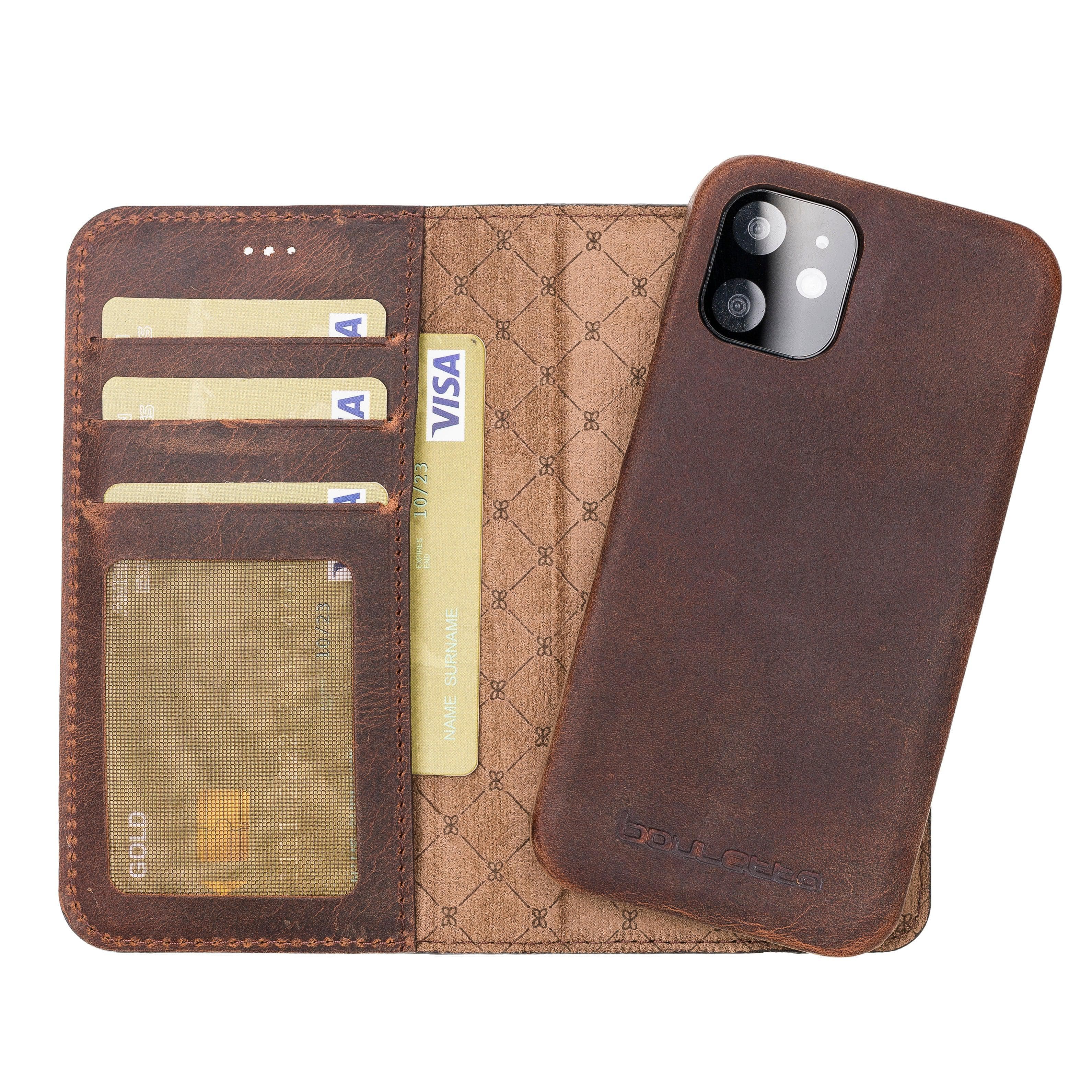 F360 Magic Leather iPhone 12 Mini Detachable Wallet Case