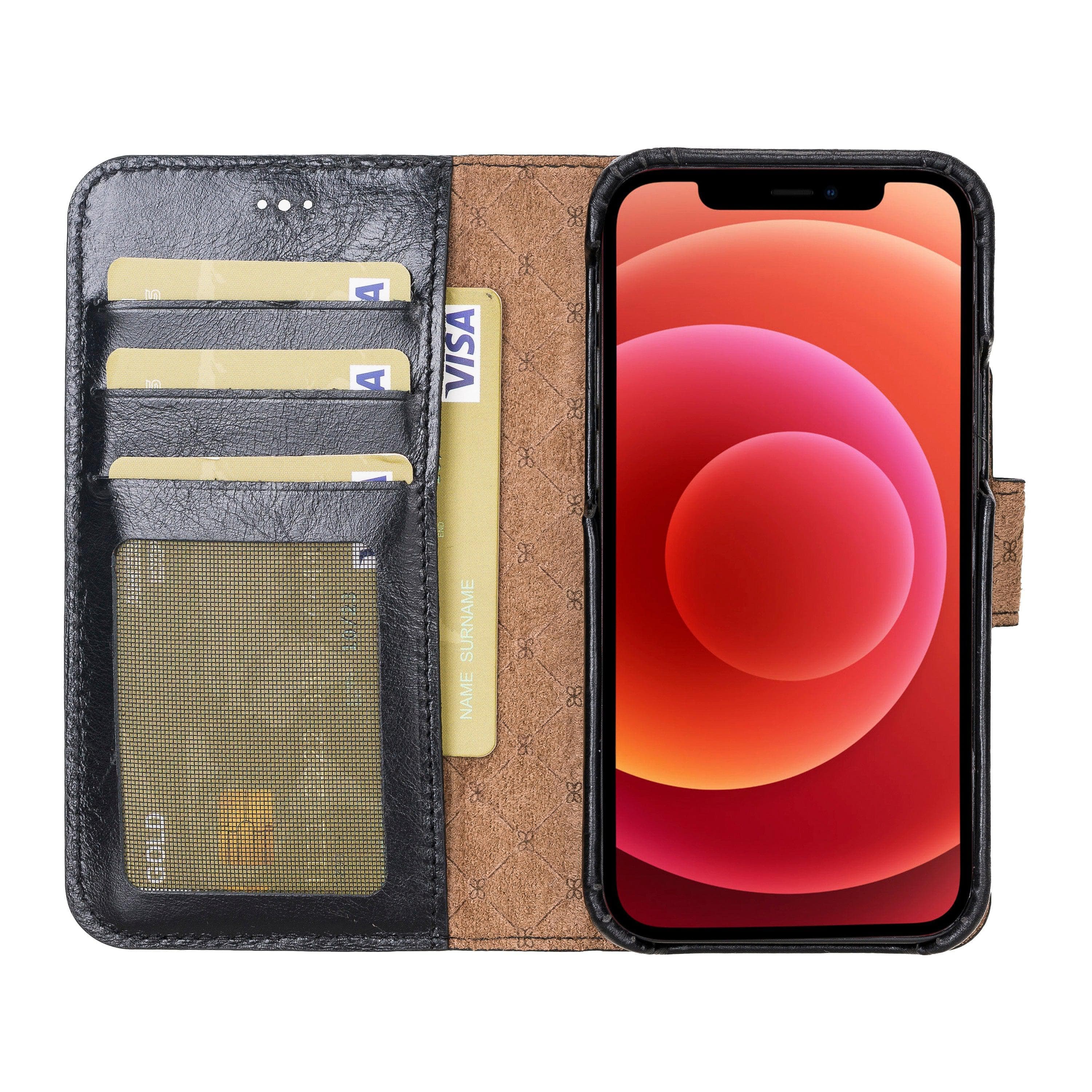 F360 Magic Leather iPhone 12 Pro /  iPhone 12 Detachable Wallet Case