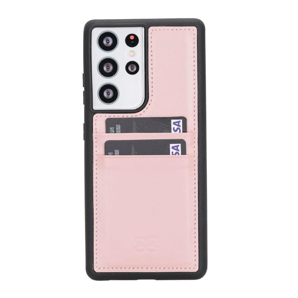 Flex Cover Leather Samsung Galaxy S21 Ultra Case with Card Holder