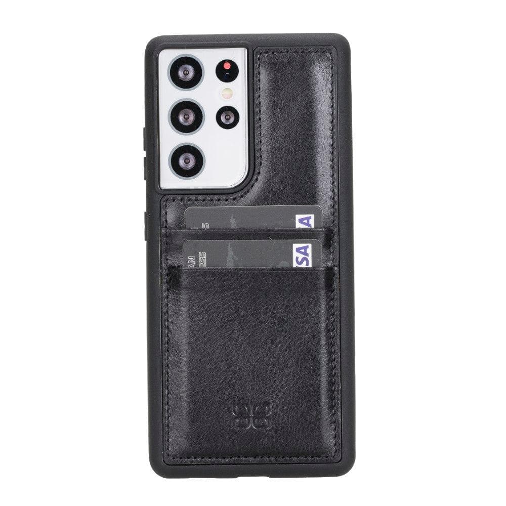 Flex Cover Leather Samsung Galaxy S21 Ultra Case with Card Holder