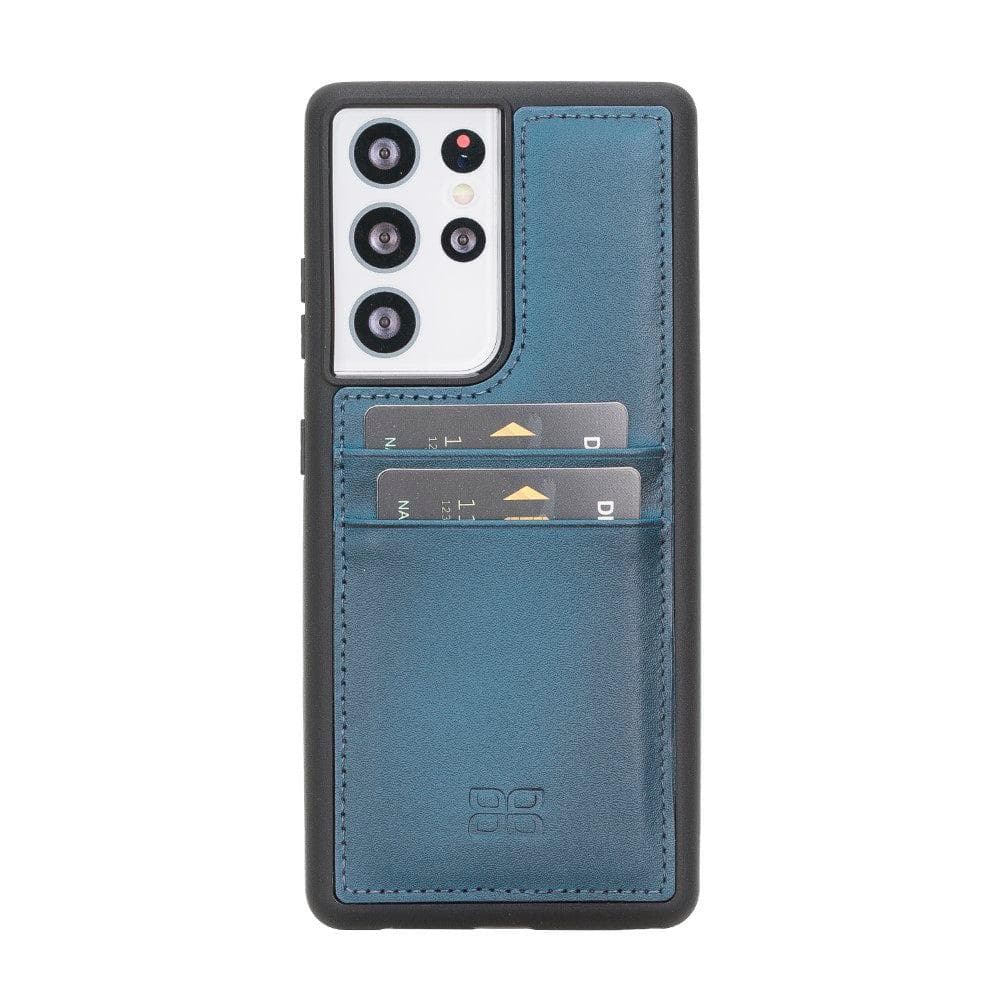 Flex Cover Leather Samsung Galaxy S21 Ultra Case with Card Holder