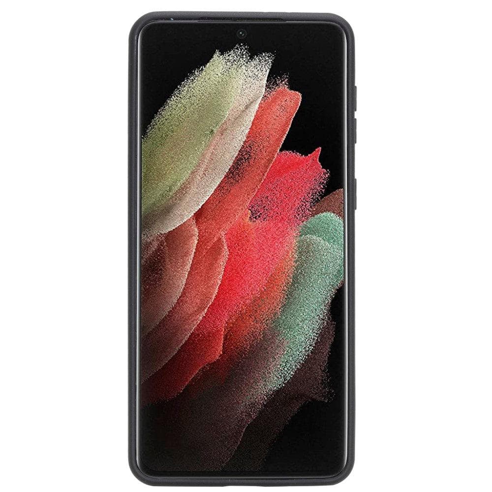 Flex Cover Leather Samsung Galaxy S21 Ultra Case with Card Holder