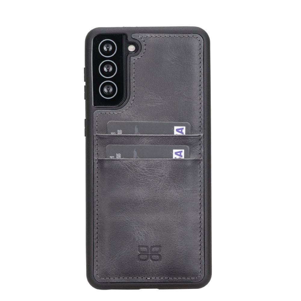 Flex Cover Leather Samsung Galaxy S21 Ultra Case with Card Holder
