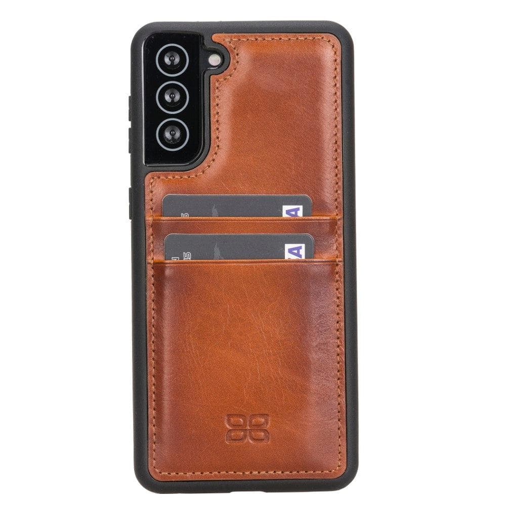 Flex Cover Leather Samsung Galaxy S21 Ultra Case with Card Holder