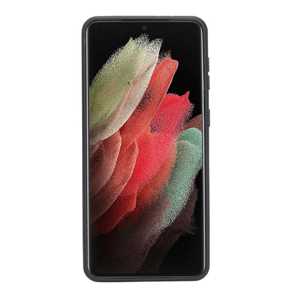 Flex Cover Leather Samsung Galaxy S21 Ultra Case with Card Holder