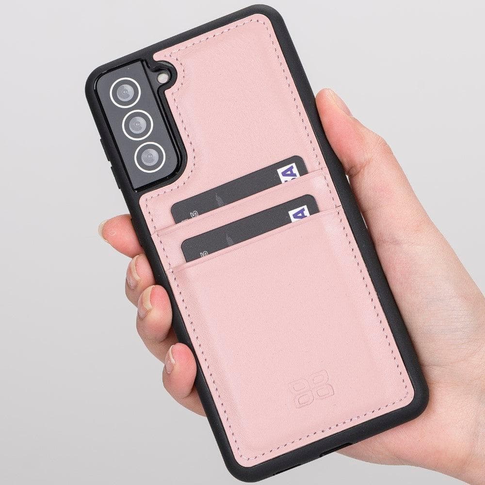 Flex Cover Leather Samsung Galaxy S21 Ultra Case with Card Holder