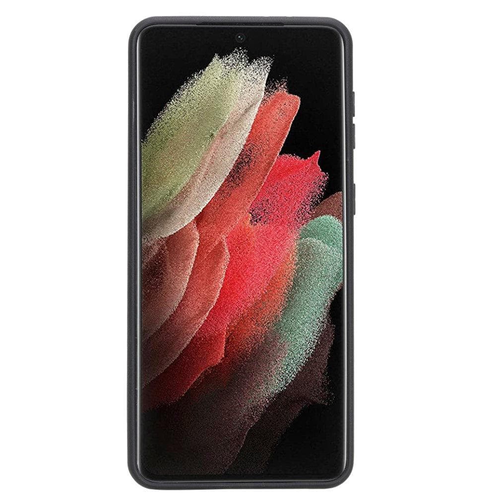 Flex Cover Leather Samsung Galaxy S21 Ultra Case with Card Holder