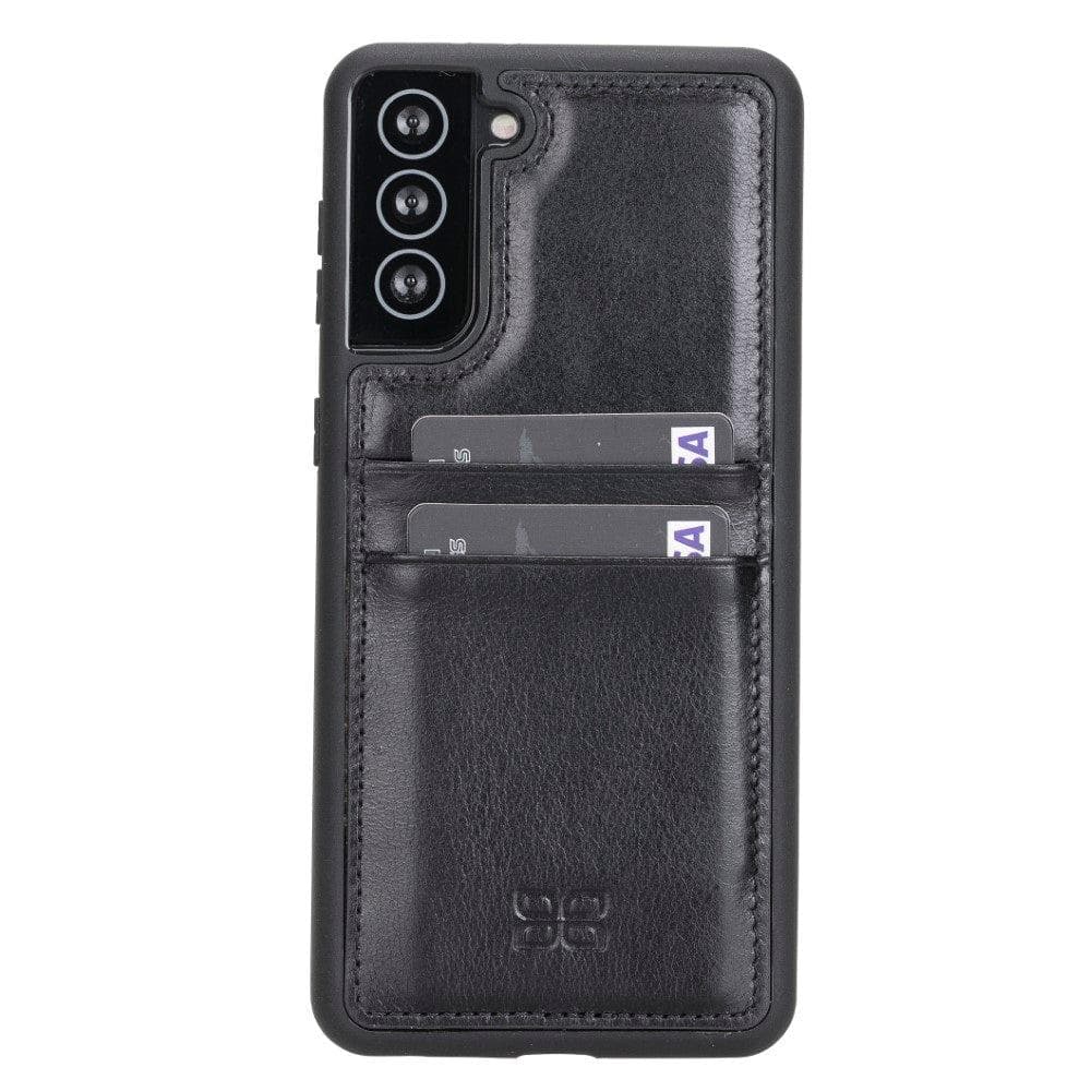 Flex Cover Leather Samsung Galaxy S21 Ultra Case with Card Holder