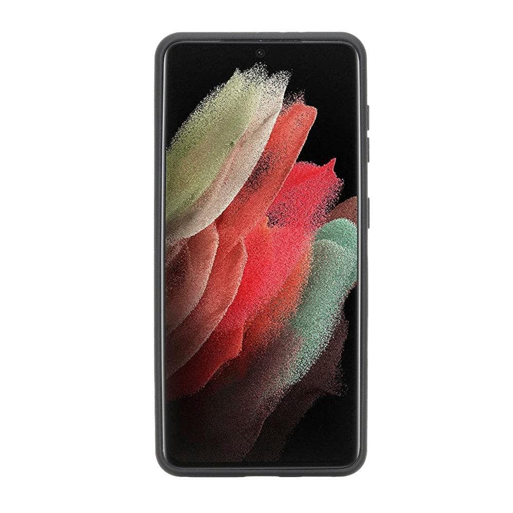 Flex Cover Leather Samsung Galaxy S21 Ultra Case with Card Holder