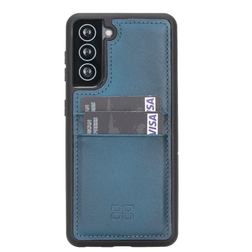 Flex Cover Leather Samsung Galaxy S21 Ultra Case with Card Holder