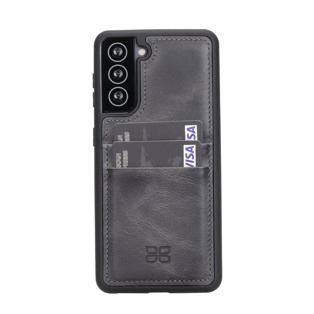 Flex Cover Leather Samsung Galaxy S21 Ultra Case with Card Holder