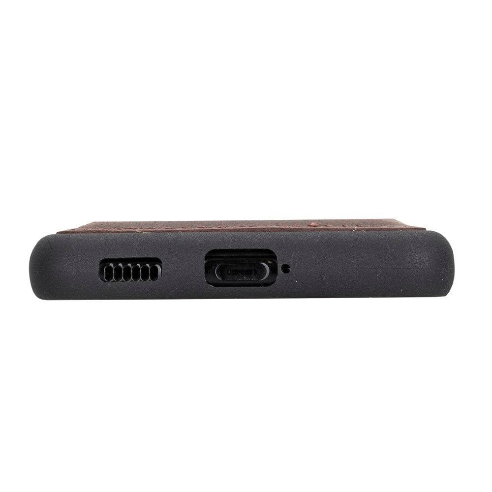 Flex Cover Leather Samsung Galaxy S21 Ultra Case with Card Holder