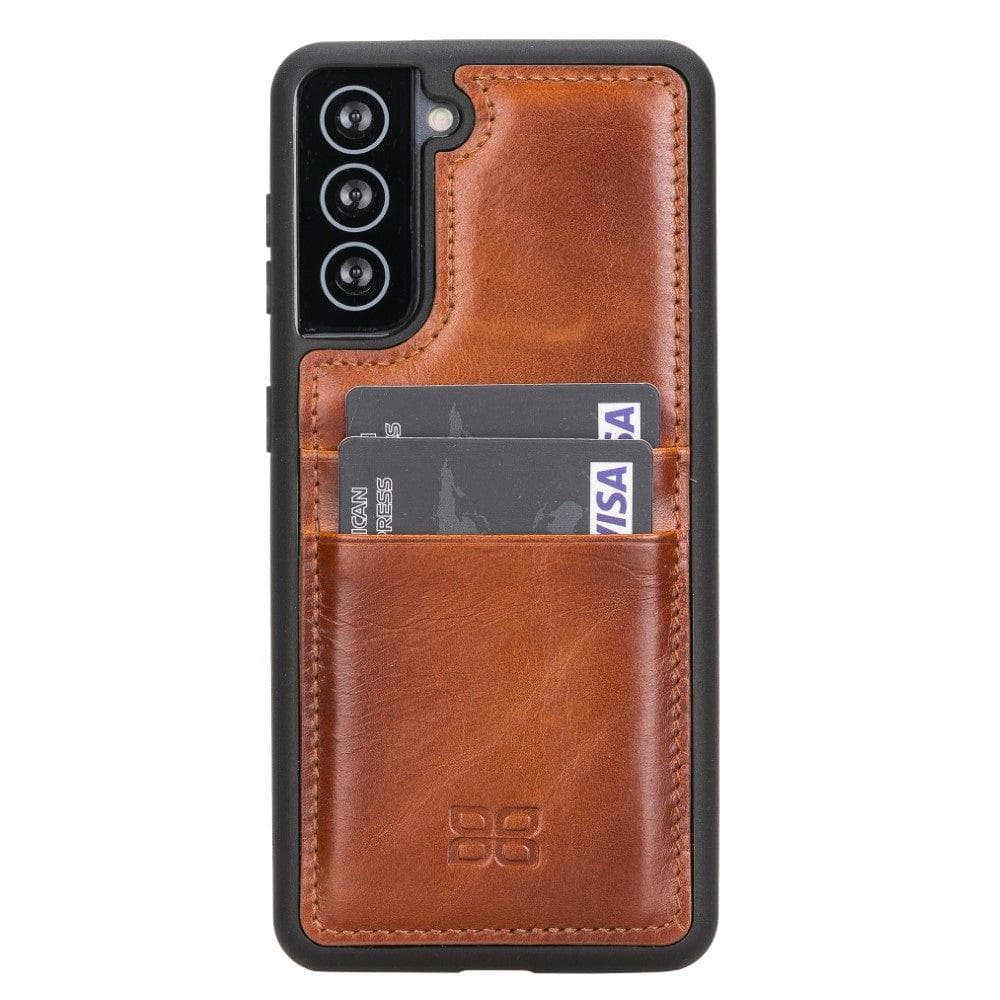 Flex Cover Leather Samsung Galaxy S21 Ultra Case with Card Holder