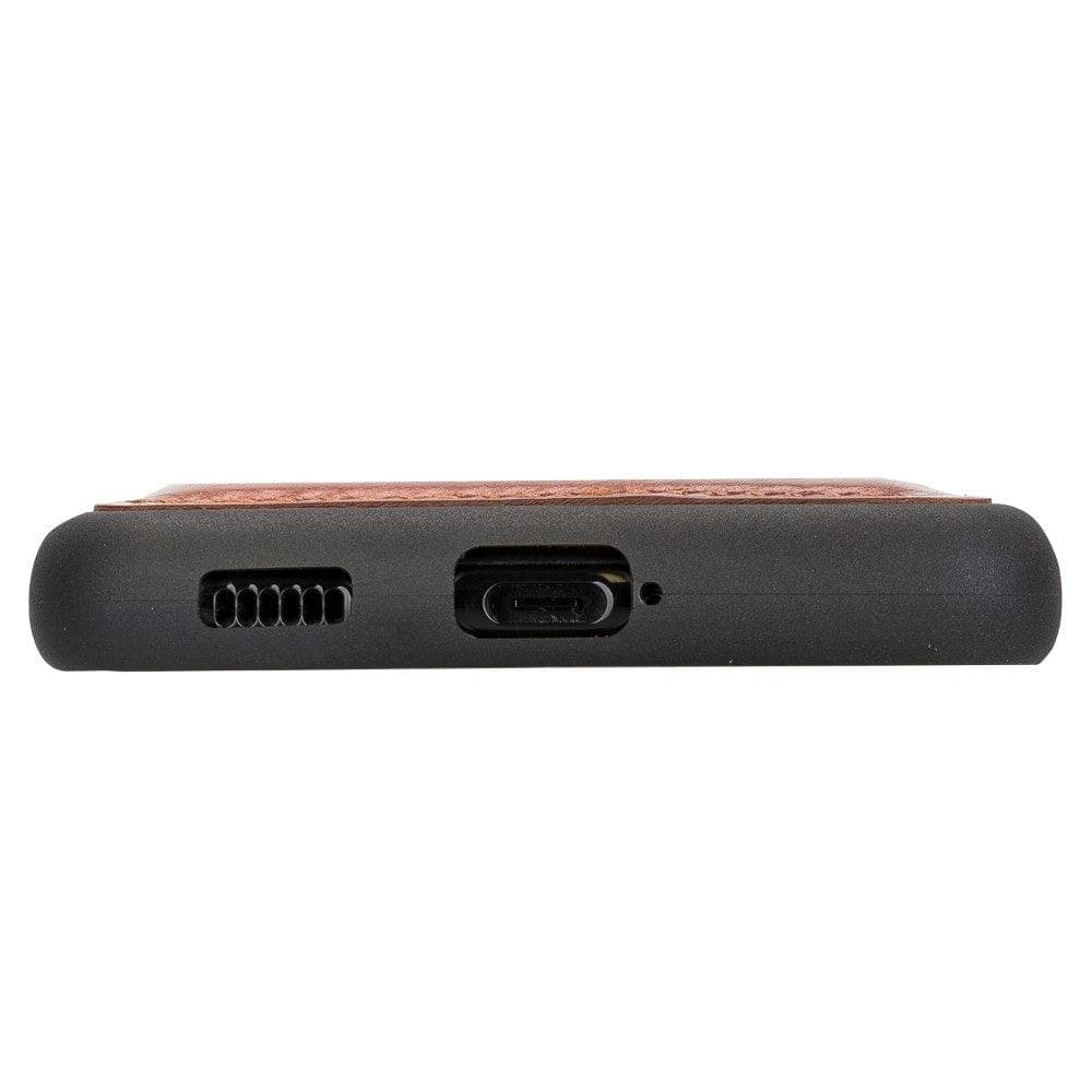 Flex Cover Leather Samsung Galaxy S21 Ultra Case with Card Holder