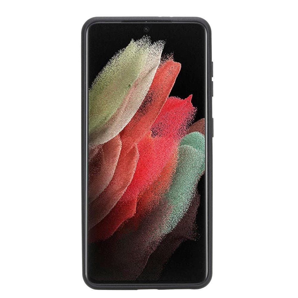 Flex Cover Leather Samsung Galaxy S21 Ultra Case with Card Holder