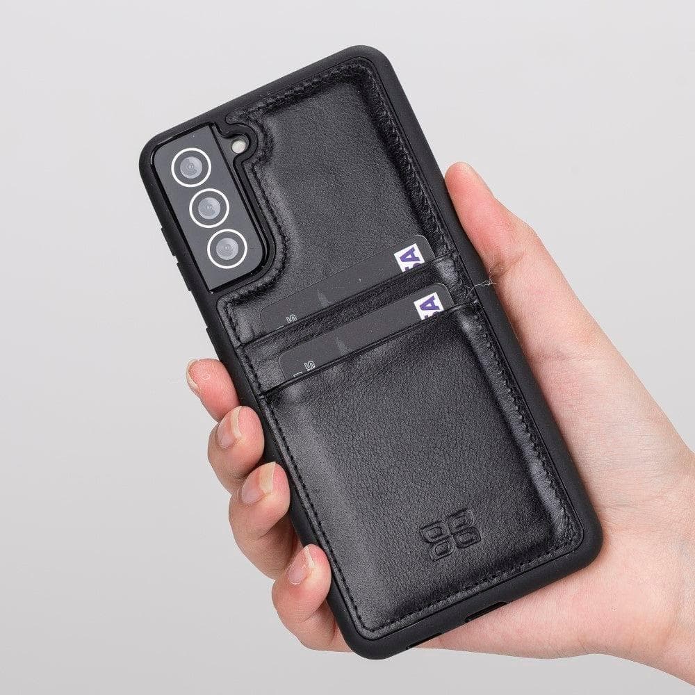 Flex Cover Leather Samsung Galaxy S21 Ultra Case with Card Holder