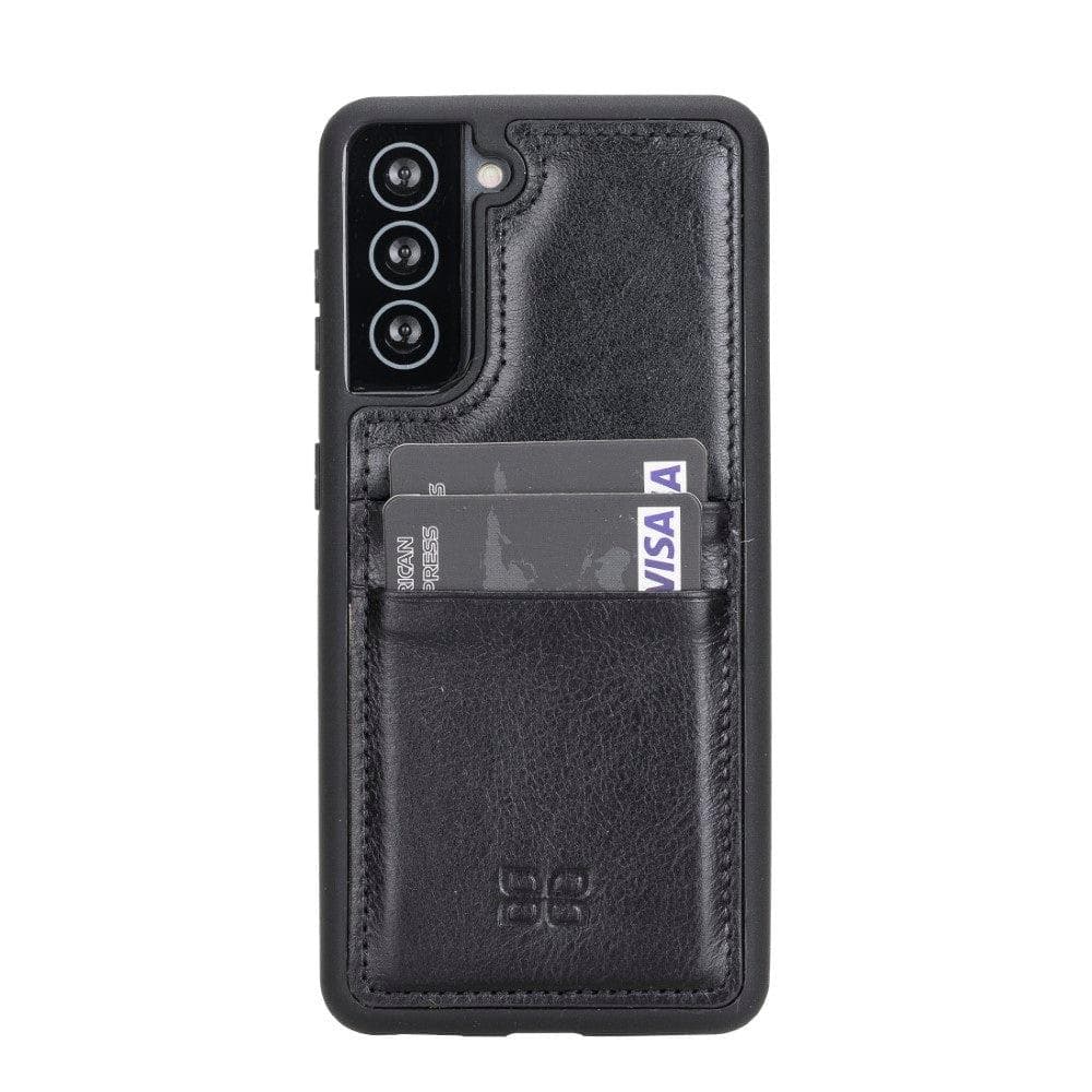 Flex Cover Leather Samsung Galaxy S21 Plus Case with Card Holder