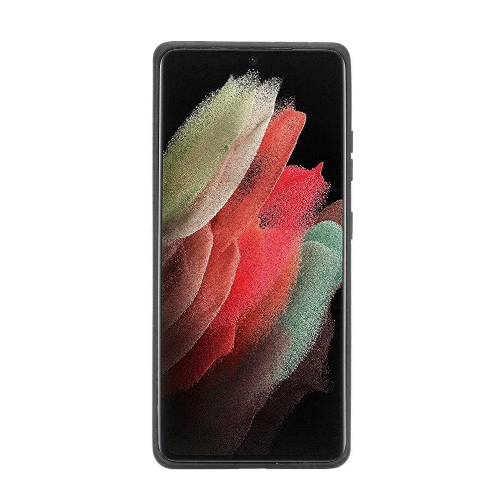 Flex Cover Leather Samsung Galaxy S21 Ultra Case with Card Holder