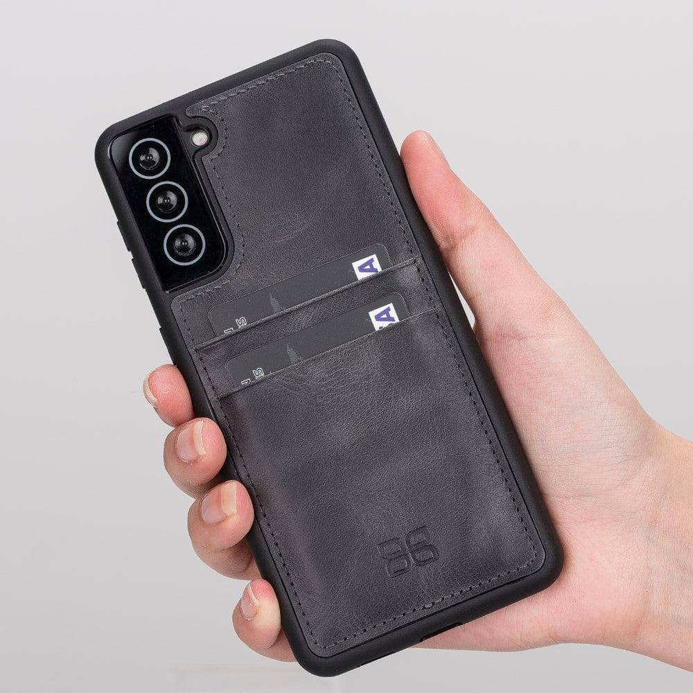 Flex Cover Leather Samsung Galaxy S21 Ultra Case with Card Holder