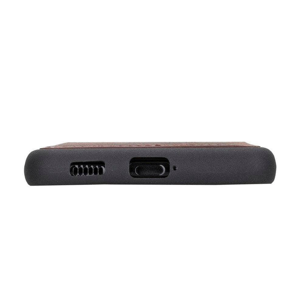Flex Cover Leather Samsung Galaxy S21 Ultra Case with Card Holder