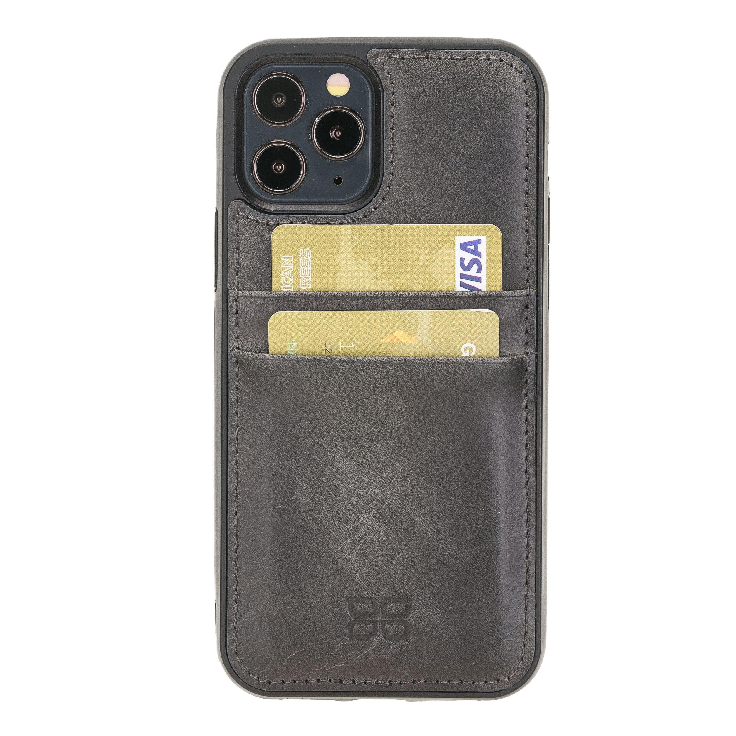 Flex Cover Leather iPhone 12 Pro Max Case with Card Holder