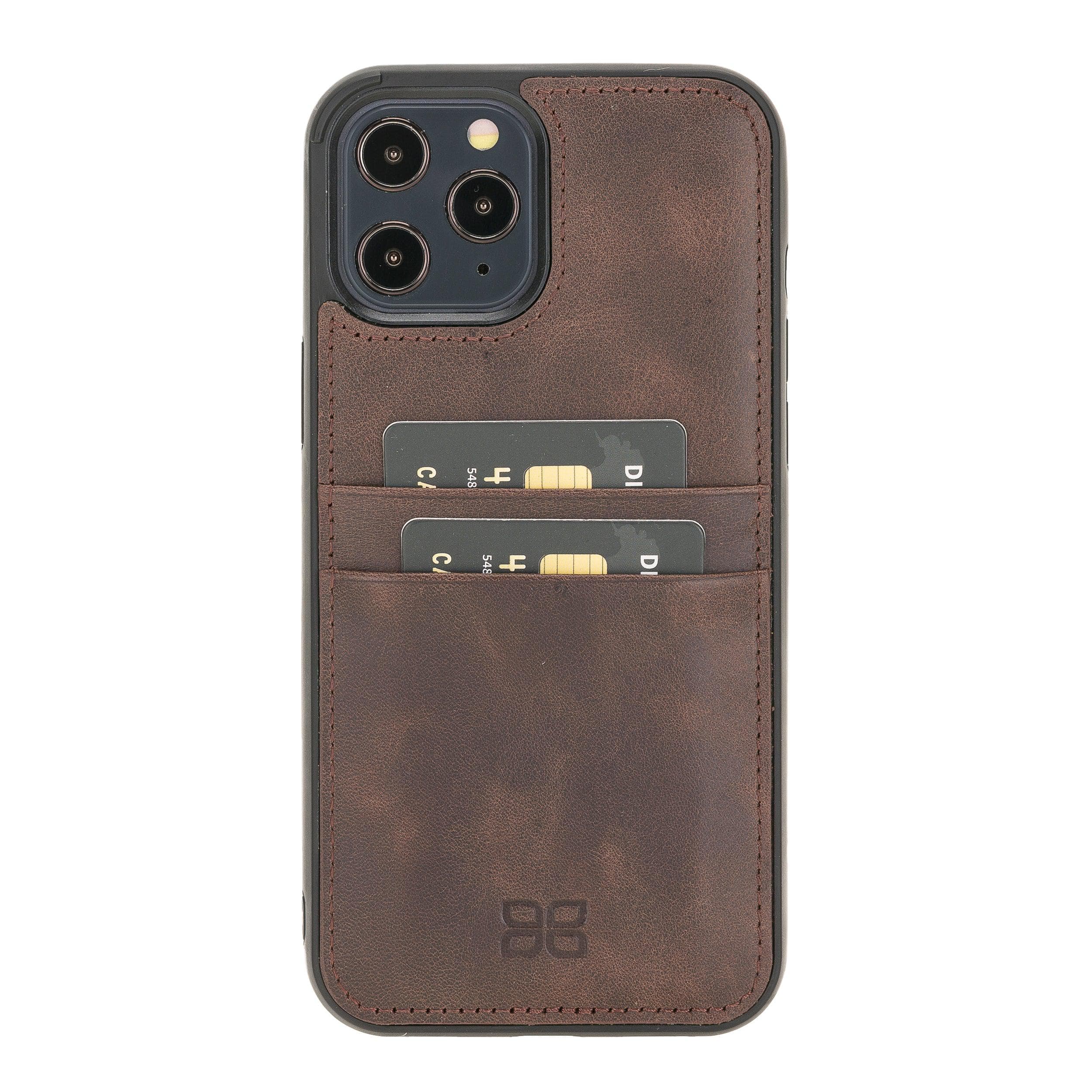 Flex Cover Leather iPhone 12 Mini Case with Card Holder