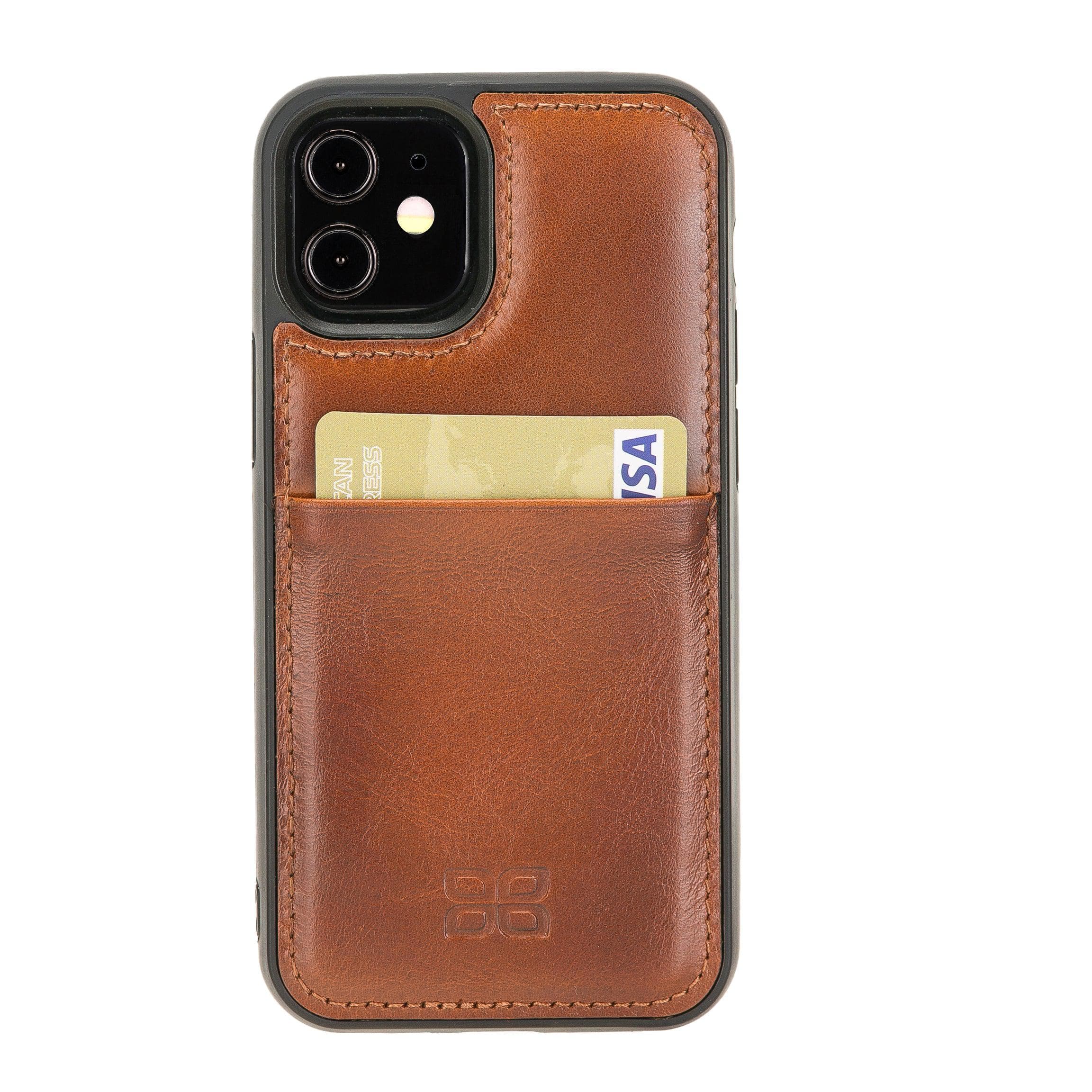 Flex Cover Leather iPhone 12 Pro Max Case with Card Holder