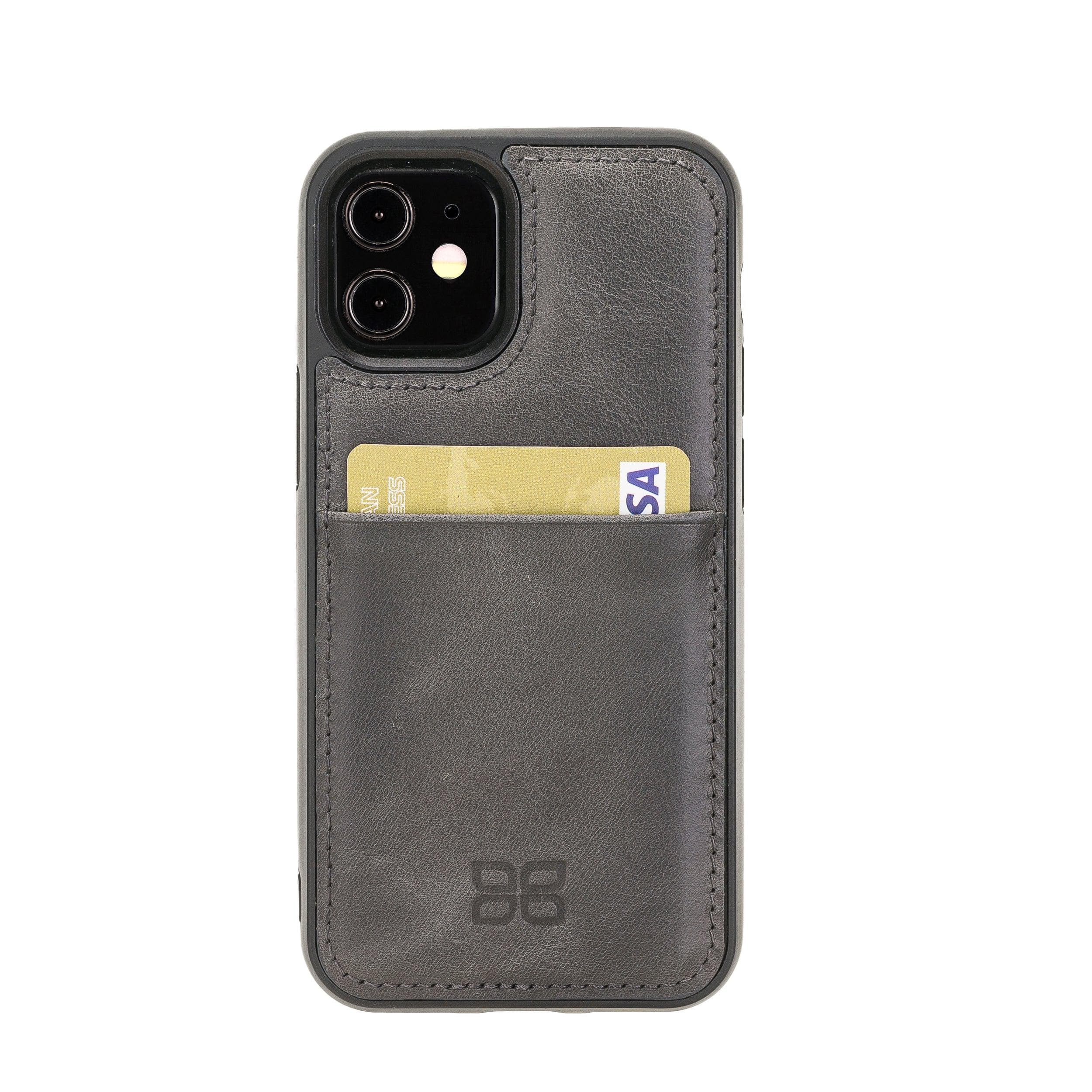 Flex Cover Leather iPhone 12 / 12 Pro Case with Card Holder