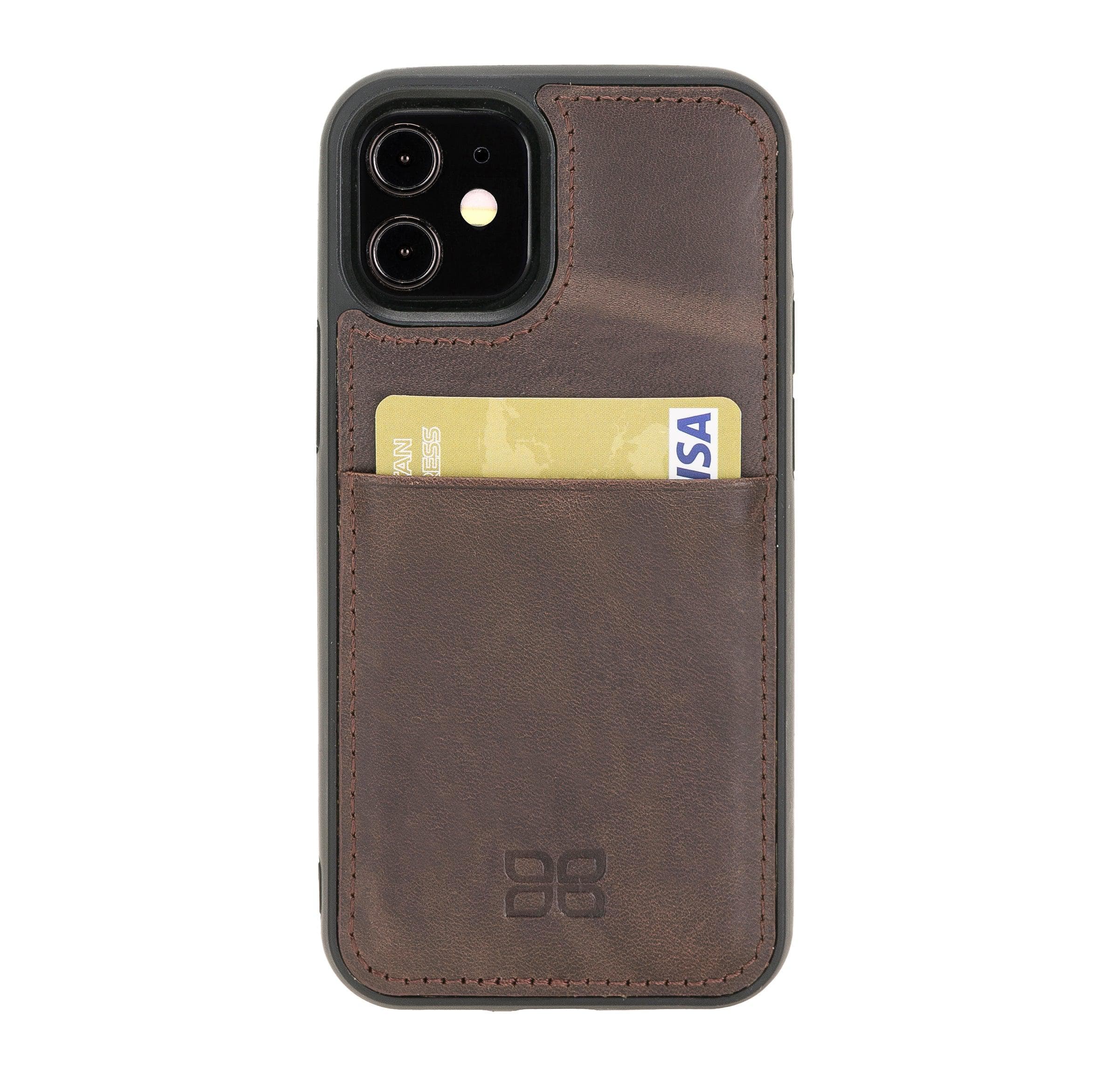 Flex Cover Leather iPhone 12 Pro Max Case with Card Holder