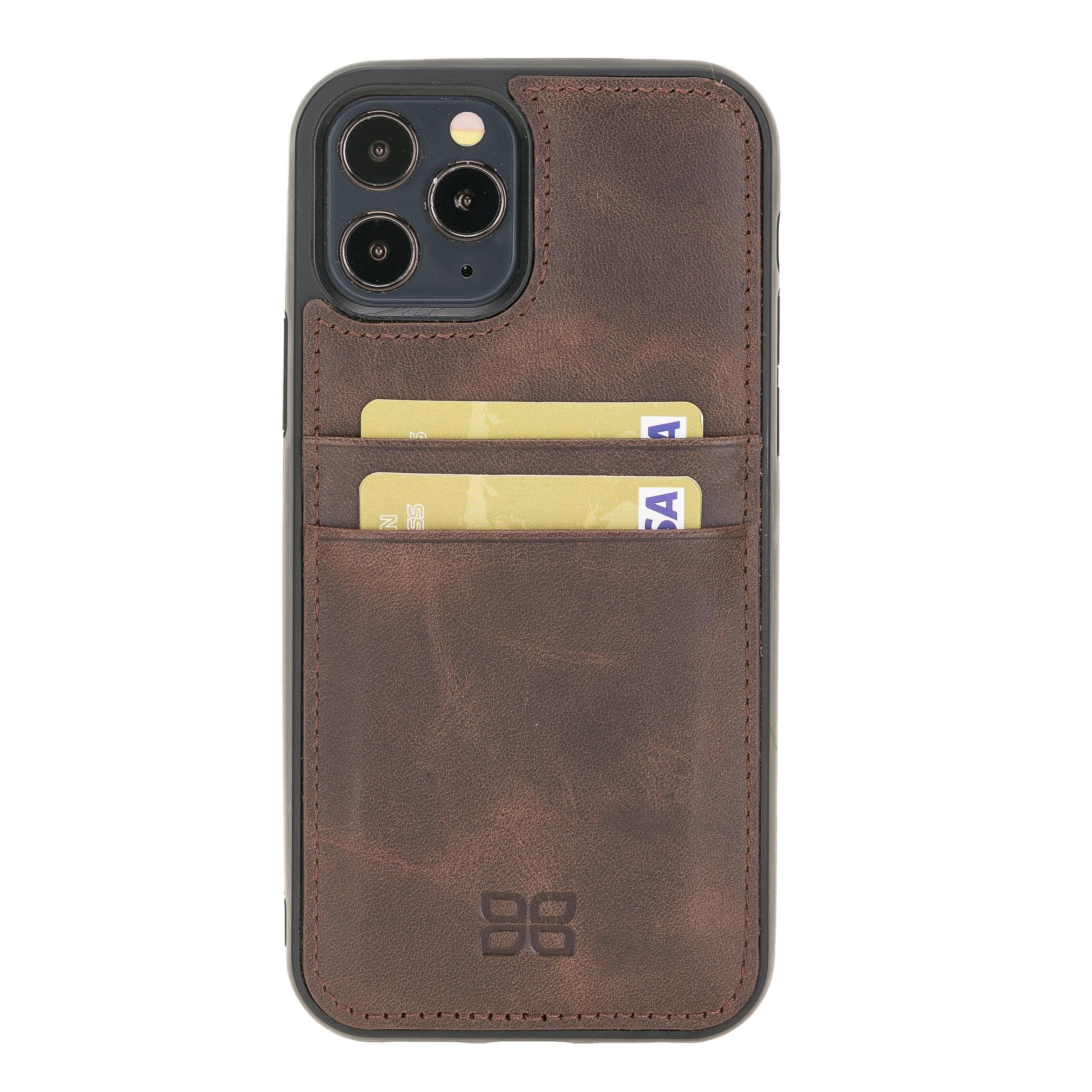 Flex Cover Leather iPhone 12 Pro Max Case with Card Holder