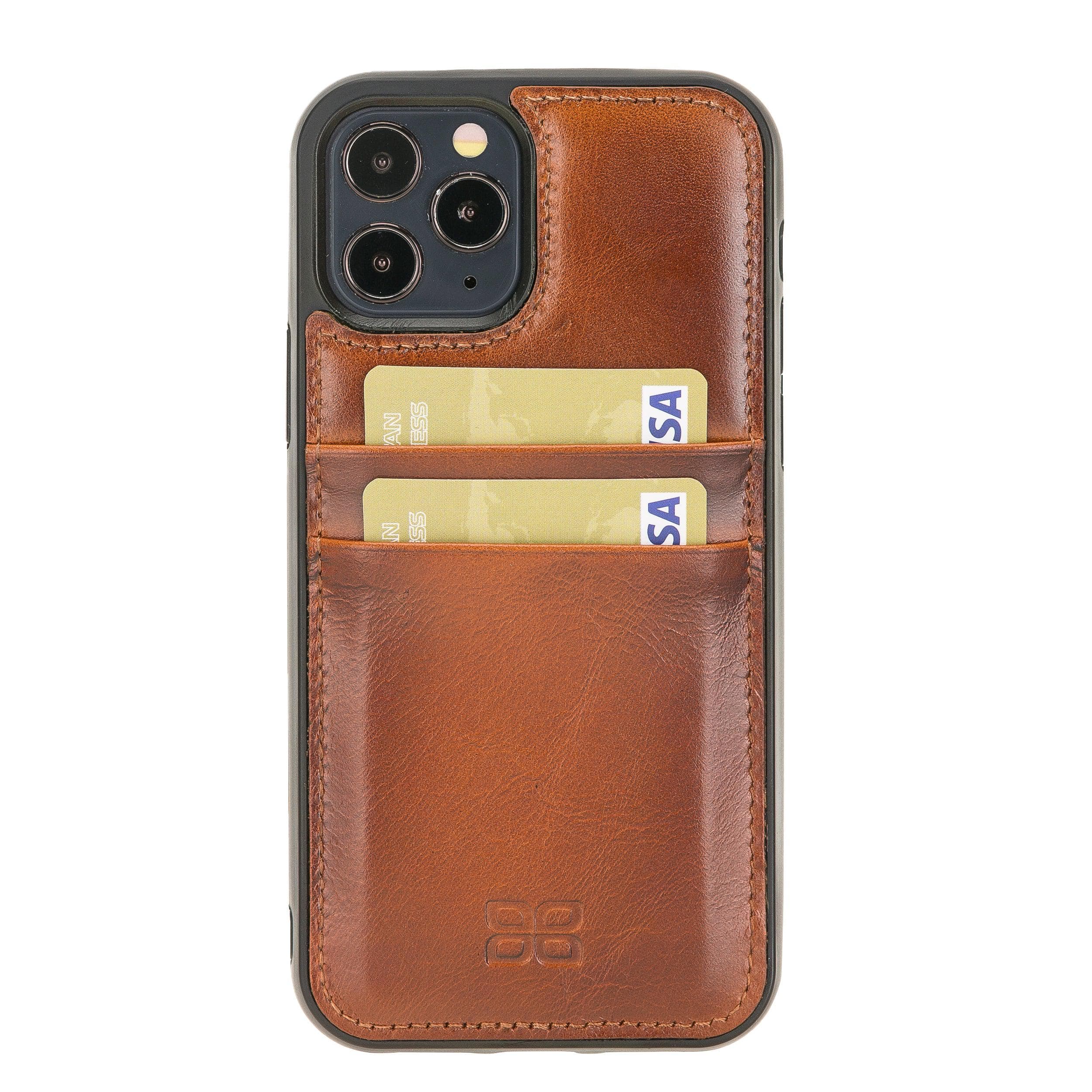 Flex Cover Leather iPhone 12 / 12 Pro Case with Card Holder