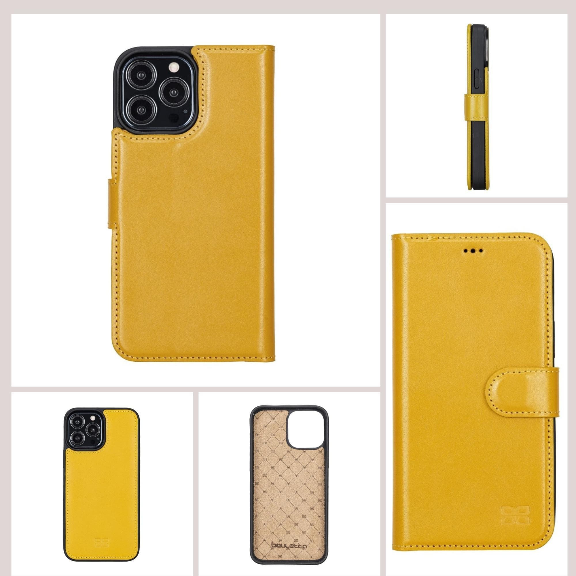 Magic iPhone 13 Pro Colorful Leather Detachable Wallet Case