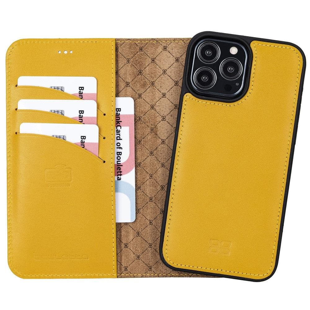 Magic iPhone 13 Pro Max Colorful Leather Detachable Wallet Case