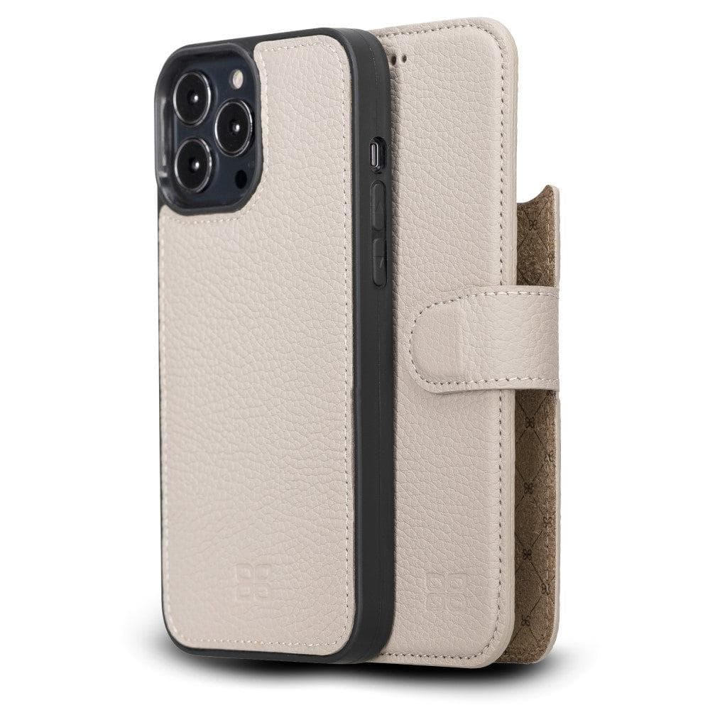 Magic iPhone 13 Pro Max Colorful Leather Detachable Wallet Case
