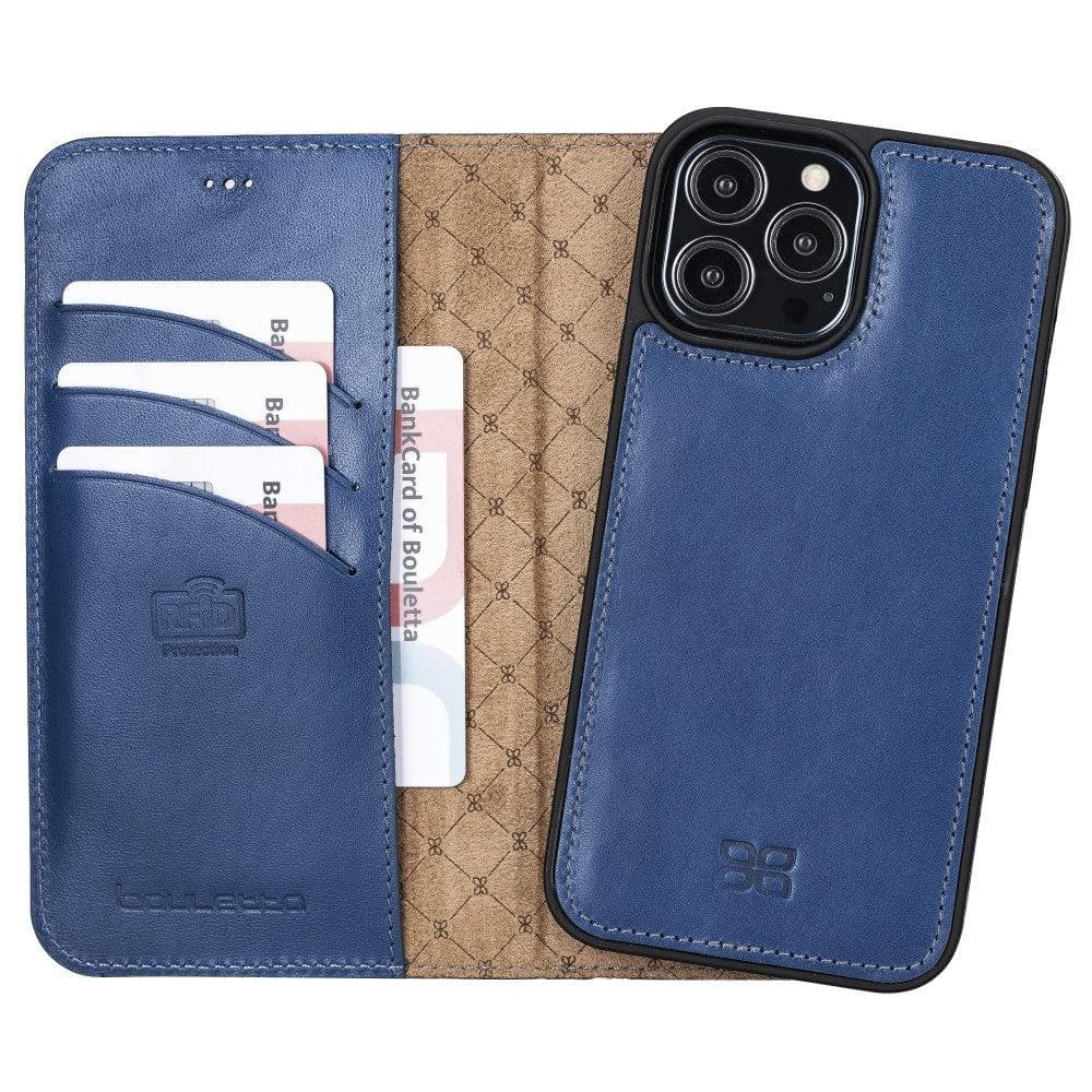 Magic iPhone 13 Pro Max Colorful Leather Detachable Wallet Case