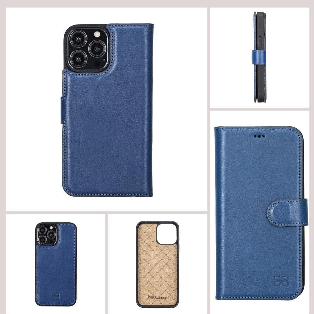 Magic iPhone 13 Pro Max Colorful Leather Detachable Wallet Case