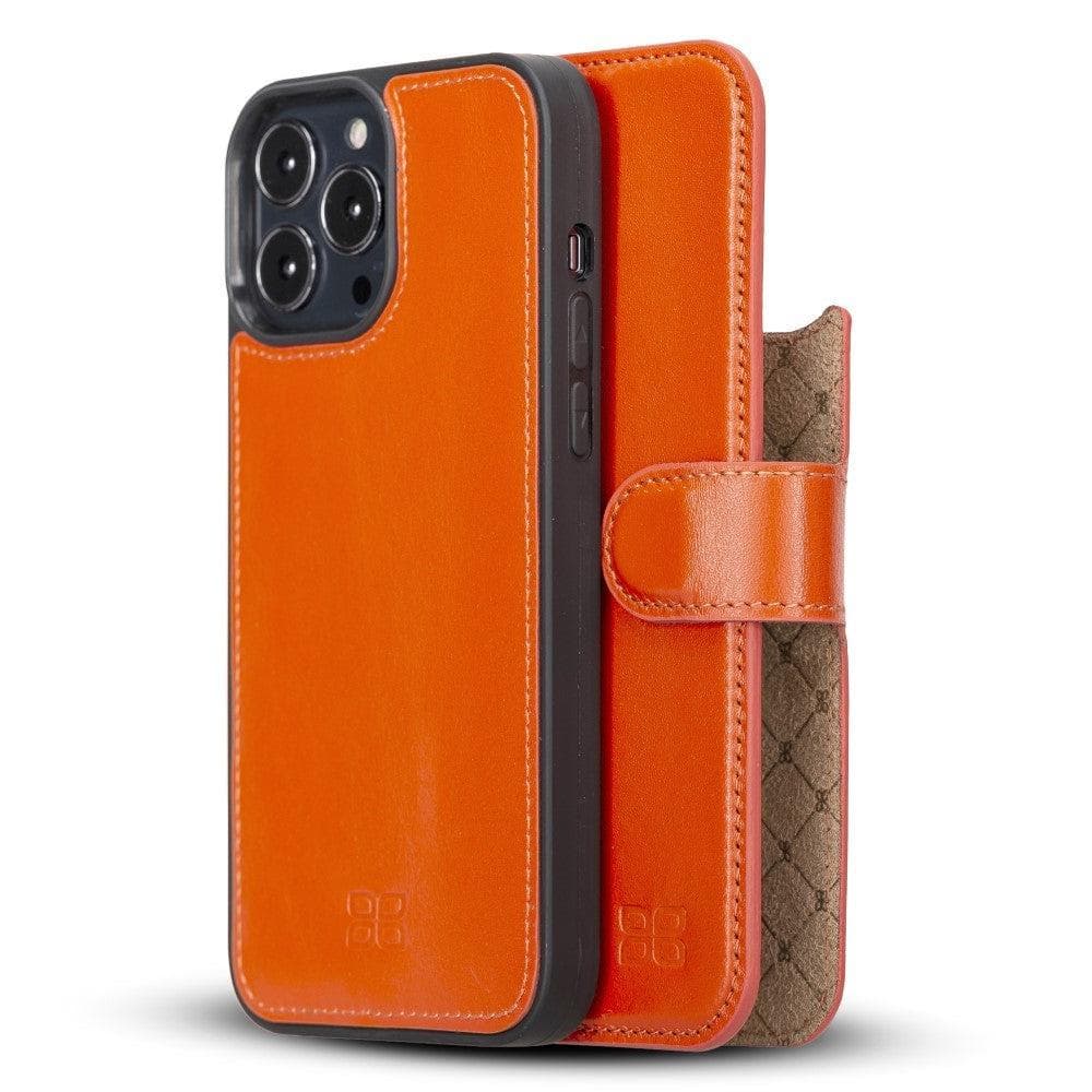 Magic iPhone 13 Pro Max Colorful Leather Detachable Wallet Case