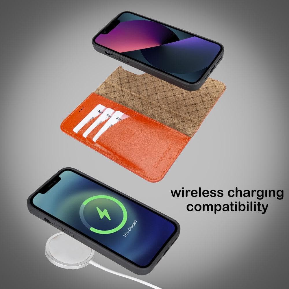Magic iPhone 13 Pro Max Colorful Leather Detachable Wallet Case