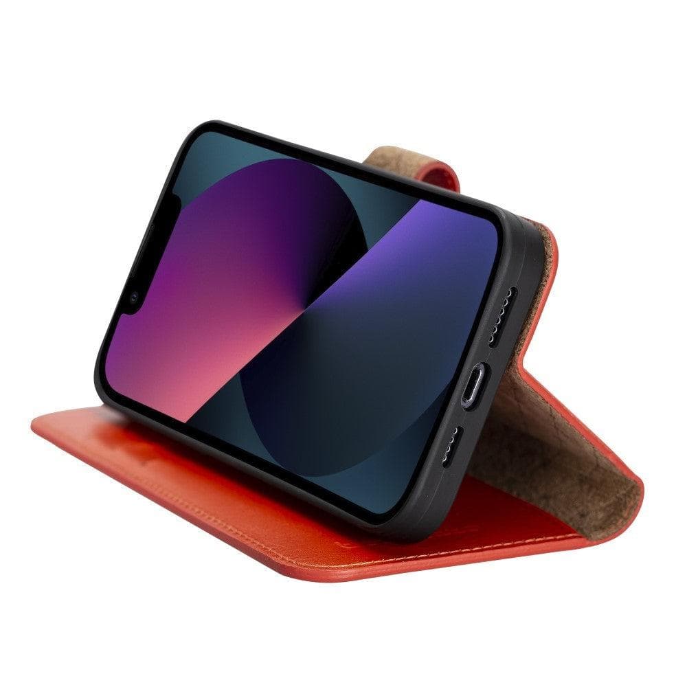 Magic iPhone 13 Colorful Leather Detachable Wallet Case