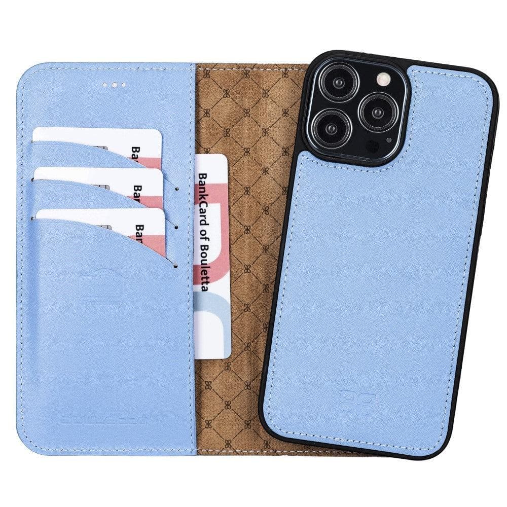 Magic iPhone 13 Pro Max Colorful Leather Detachable Wallet Case