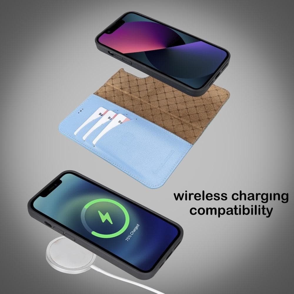 Magic iPhone 13 Colorful Leather Detachable Wallet Case